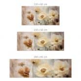Küchenrückwand Blumenpracht in warmen Pastelltönen | Vintage Blumen - Paksoylu 