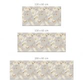 Küchenrückwand Vögel zwischen weißen Blumen - UN Designs 