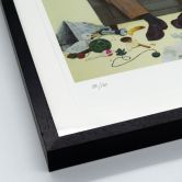 Exklusive Edition: handsigniert und limitiert - Fine Art Poster mit Passepartout im Rahmen - Wo bleibt Mama denn (1960) - Kurt Ard - 40x50 cm 