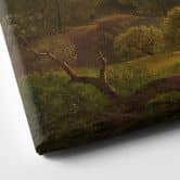 Leinwandbild Voogd - Italienische Landschaft mit Schirmkiefern 