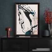 Struktur-Tapete in Marineblau Metallic - Elegante Vliestapete für moderne Räume 