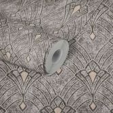 Livingwalls Art Déco Tapete Mata Hari Vliestapete schwarz, grau, beige 