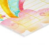 Acrylboard Memoboard Stundenplan Einhörner - transparent 