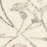 Vliesbehang Fee Wild Free crème beige grijs metallic - grassen wilde bloemen woonkamer hal kantoor 