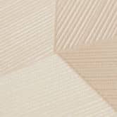Vliestapete Damian Refined Dimensions 3D Geometrisch Beige Creme - Tapete metallic moderne 