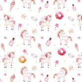 Möbelfolie Kvilis - Sweet Unicorns - Eistüten 