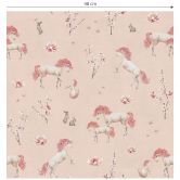 Mustertapete Verzauberte Einhörner mit Kirschblüten - Kikki Belle 