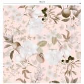 Boho Patroonbehang met bloemen en fruit - UN Designs 