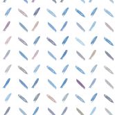 Mustertapete - bunte Striche - blau 