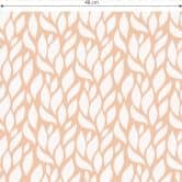 Mustertapete Floralis - orange 