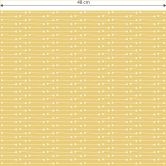 Mustertapete Striche und Punkte - gelb 