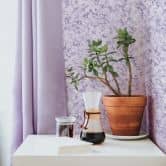 Mustertapete - Marmor - violett 