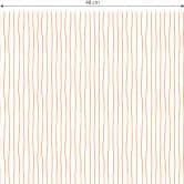 Papier peint à motifs Rayures - Orange 