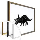 Poster Nouveauprints - Geometric Dinosaur Triceratops 