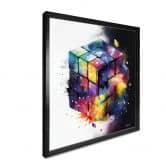 Poster Heine - Magischer Zauberwürfel - Rubik's Cube - Quadratisch 