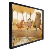 Poster Loske - Picknick im Herbst 