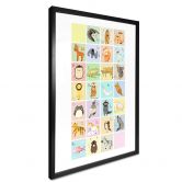 Poster Loske - Tierisches Alphabet - Englisch 