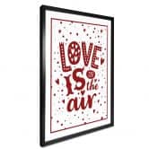 Poster Love is in the air rouge 