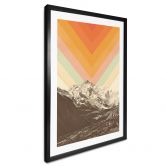 Poster Bodart - Retro Mountain Landscape 