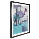 Poster Corythosaurus - Braun 