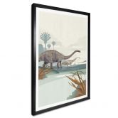 Poster Braun - Diplodocus 