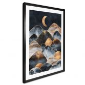 Poster Fredriksson - Moonlit Mountains 