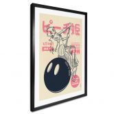 Plakat Miley Peach med nedrivningskugle - japansk - Gomes 