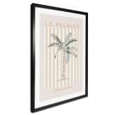 Poster Palme an der Französischen Riviera - Grace Digital Art 