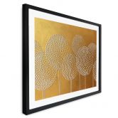 Poster Witte parelbloemen - Grande 