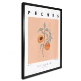 Poster Saftige Pfirsiche - Ivy Green Illustration - aus der Cosy Kollektion 