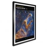 Poster James Webb Telescope - Pillars of Creation Compass 