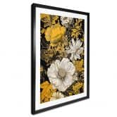 Blumen Poster - Blütenpracht in Ocker - Jaszke 