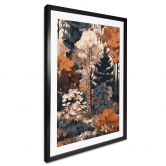 Plakat Farverig efterårsskov - Jaszke 