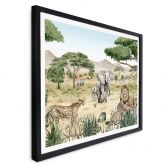 Poster Kikki Belle - Die Savanne 
