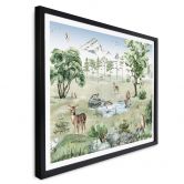 Poster Kikki Belle - Wald der Rehe 