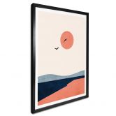 Poster Kubistika - Auf einer Reise 