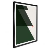 Poster Kubistika - Tannenbaum Abstrakt 