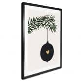 Poster Kubistika - Boule de Noel 