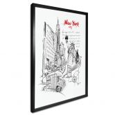 Poster Love your City - New York Statue de la Liberté 