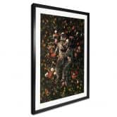Poster Astronauten auf einer Blumenwiese - Nicebleed 