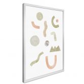 Poster Nouveauprints - Abstrakte Formen 