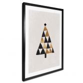 Poster Weihnachtsbaum geometrisch - Orara Studio 