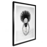 Poster Pentony MA - Ballerina Schwarz-Weiß 