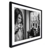 Poster Sarmento - Un tête-à-tête au café 