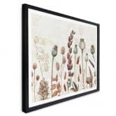 Poster Sir Edward - Trockenblumen Weiss 
