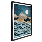 Poster SpaceFrog Designs - Bleu Indigo 