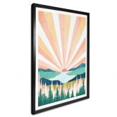 Poster SpaceFrog Designs - Retro Sommer 