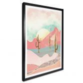 Poster SpaceFrog Designs - Wüstenberge 