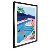 Poster Entspannen am Pool - Tomljanovic 