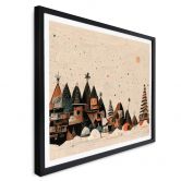 Poster Hiver - Ville de Noël - Treechild 